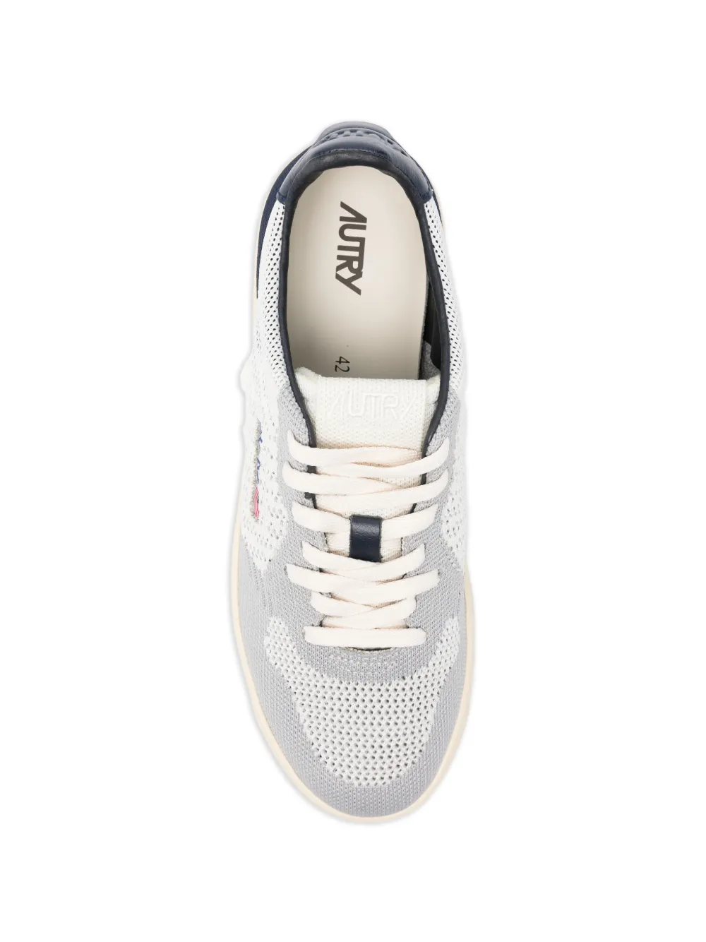 Autry Sneakers met gebreide vlakken Grijs