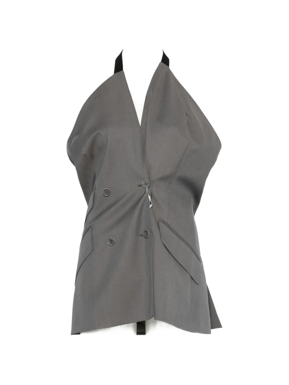 Max Mara Cali sleeveless waistcoat - Grigio