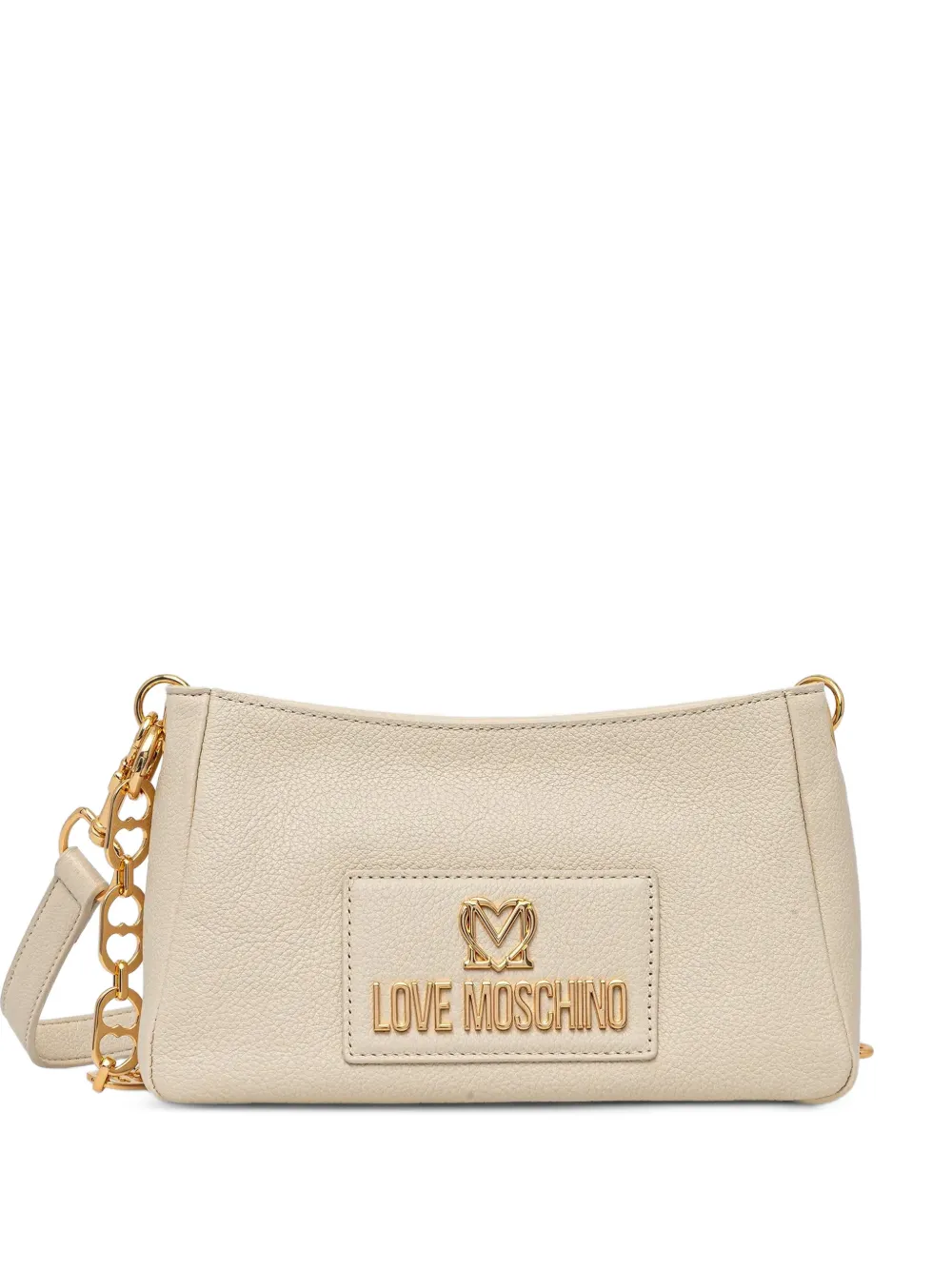 Love Moschino chain-strap logo-plaque satchel - Toni neutri