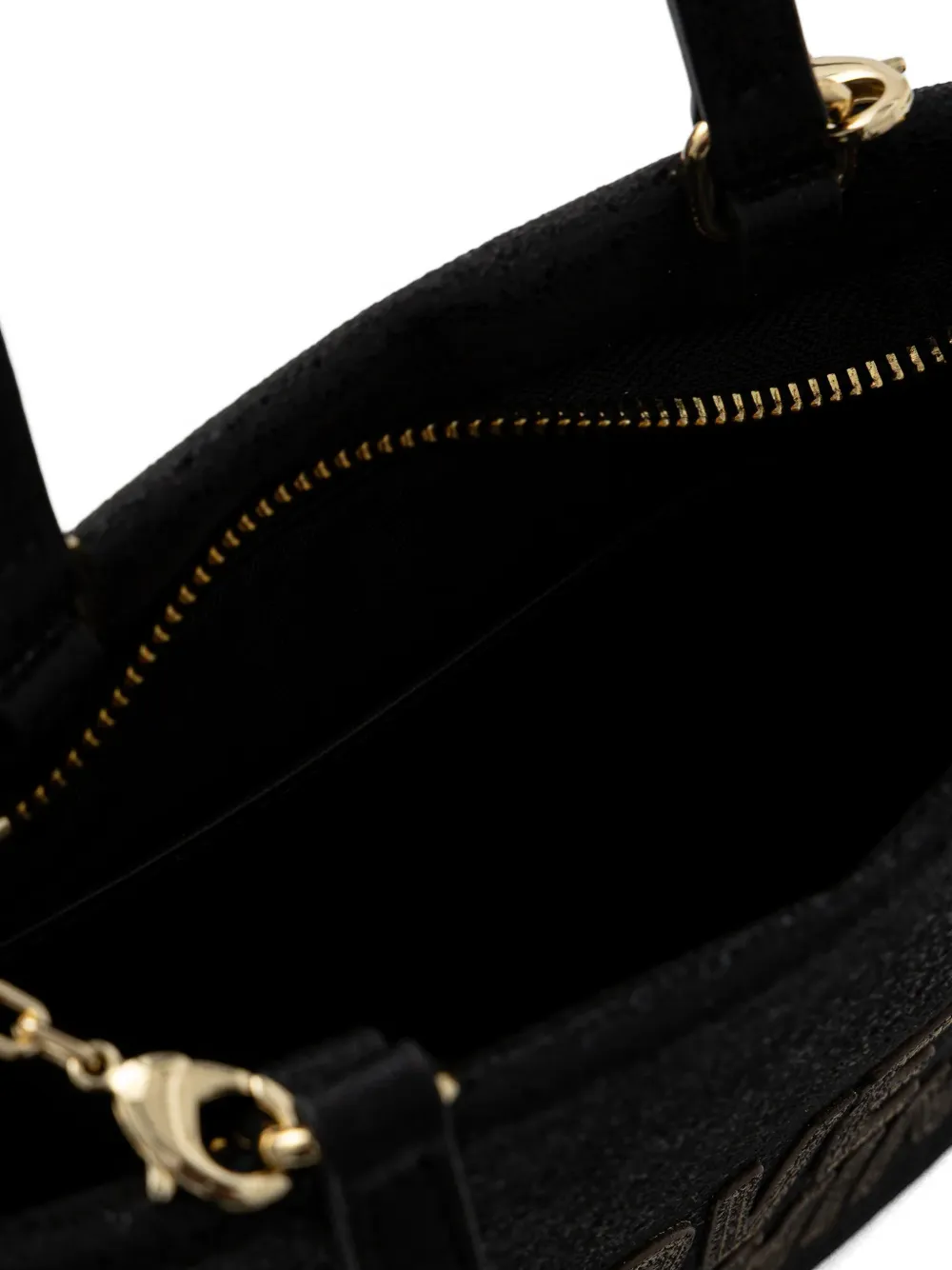 Love Moschino Shopper met verfraaid logo Zwart