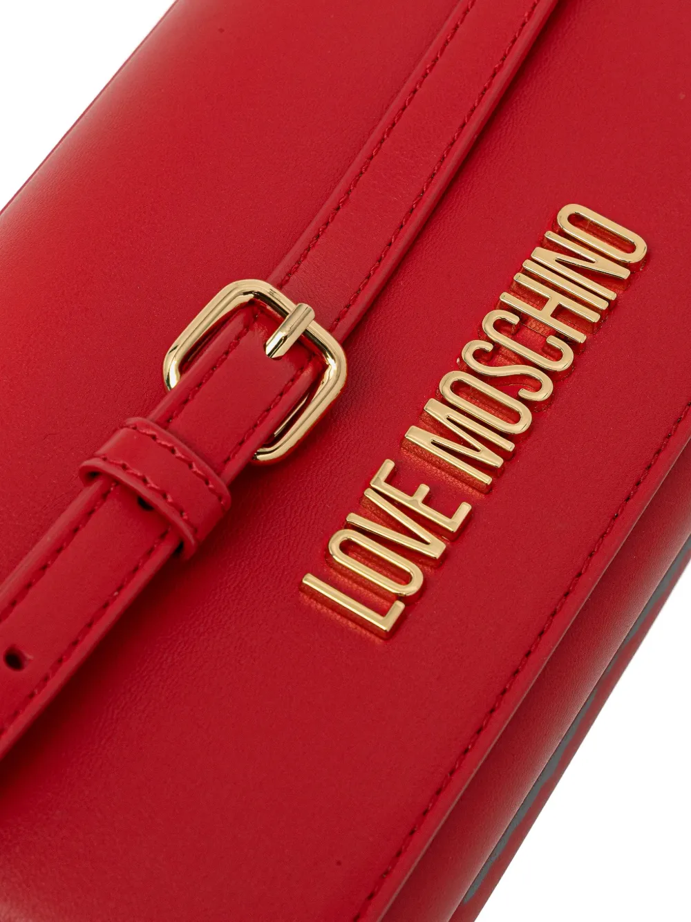 Love Moschino Crossbodytas met logo Rood