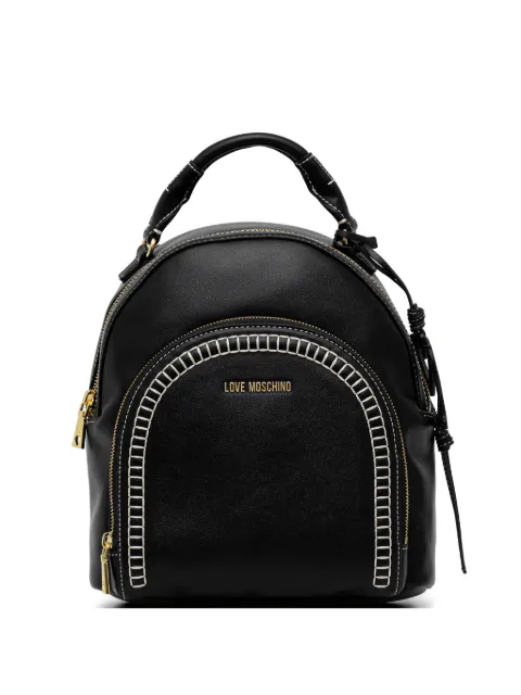 Love Moschino logo-detail top handle backpack