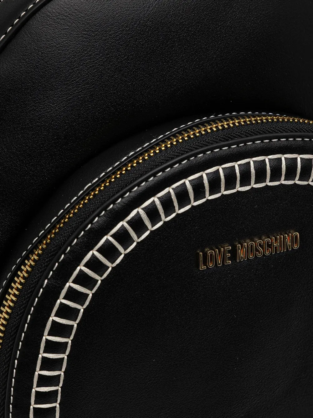Love Moschino Rugzak met logodetail en handgreep Zwart