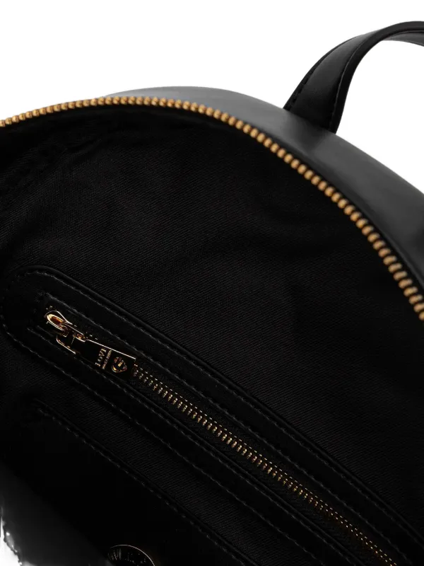 Love Moschino Quilted logo-detail Backpack | Black | FARFETCH display picture 3