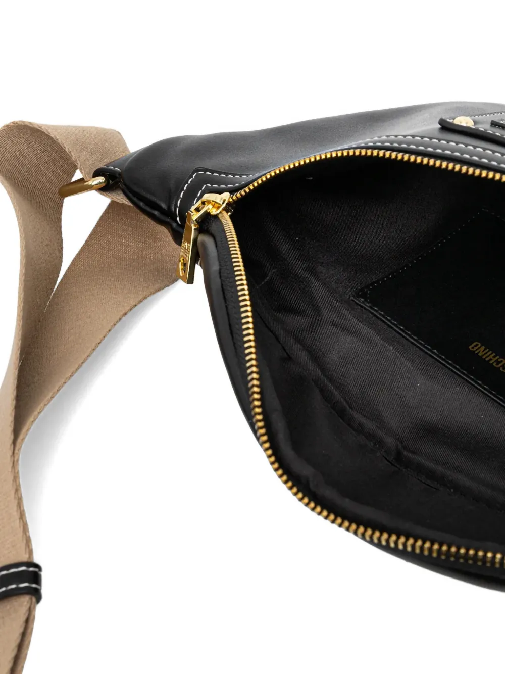 Logo-Detail Zip Belt Bag