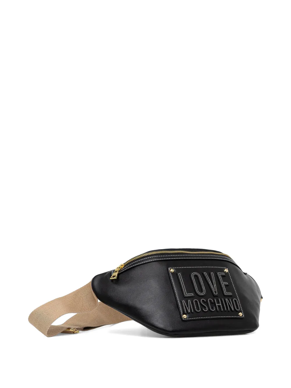 Logo-Detail Zip Belt Bag