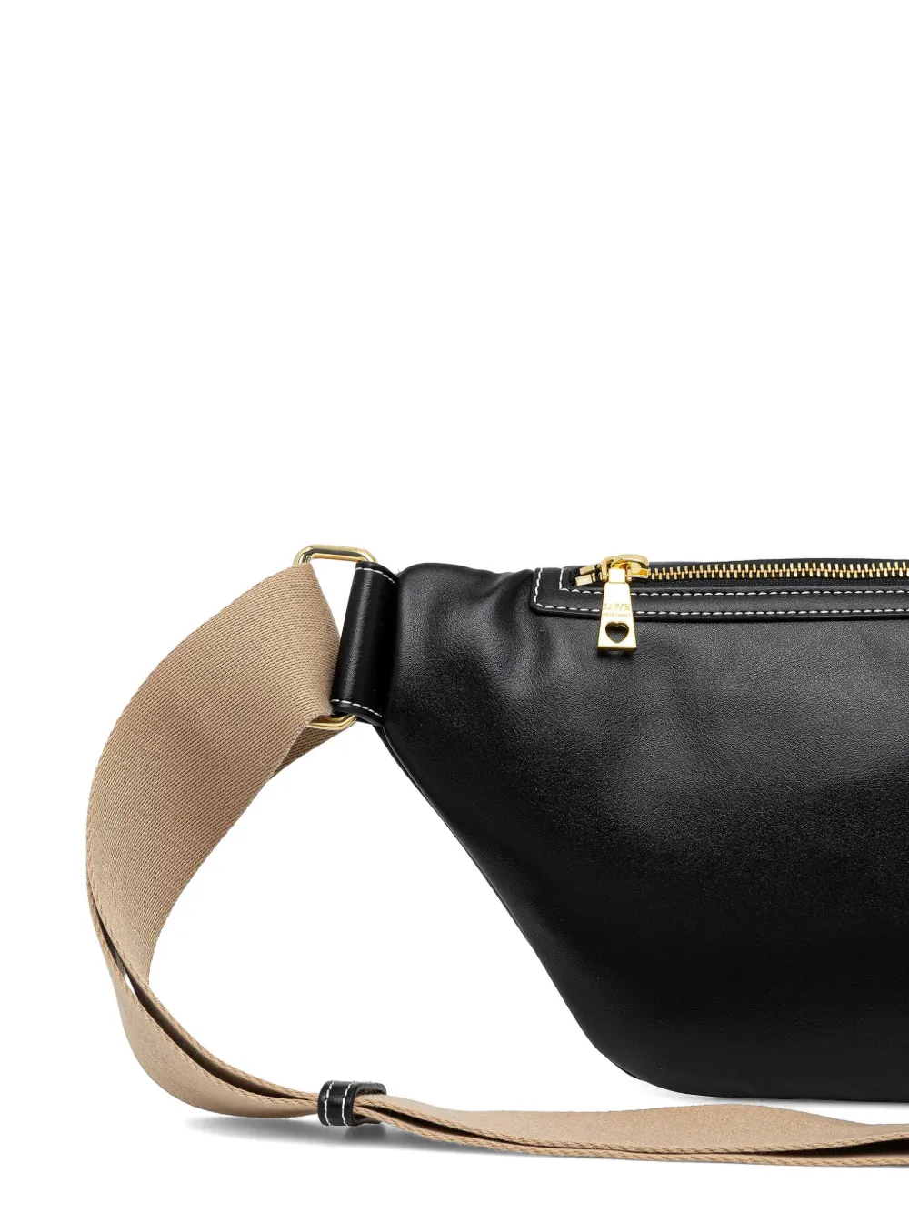 Logo-Detail Zip Belt Bag