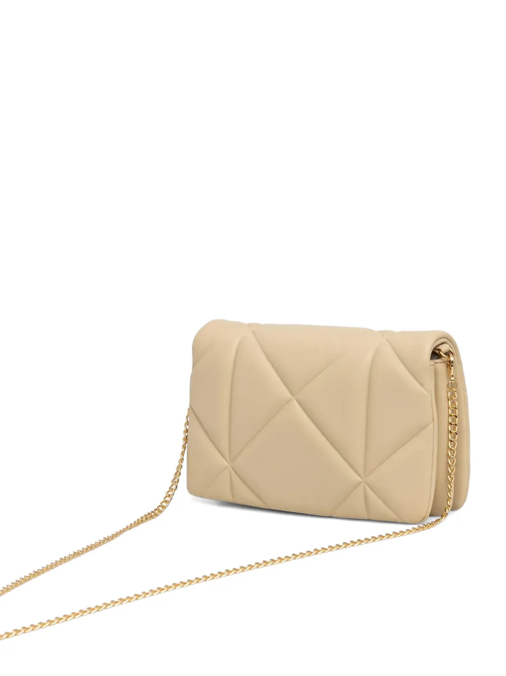 Quilted Logo-Detail Cross Body Bag