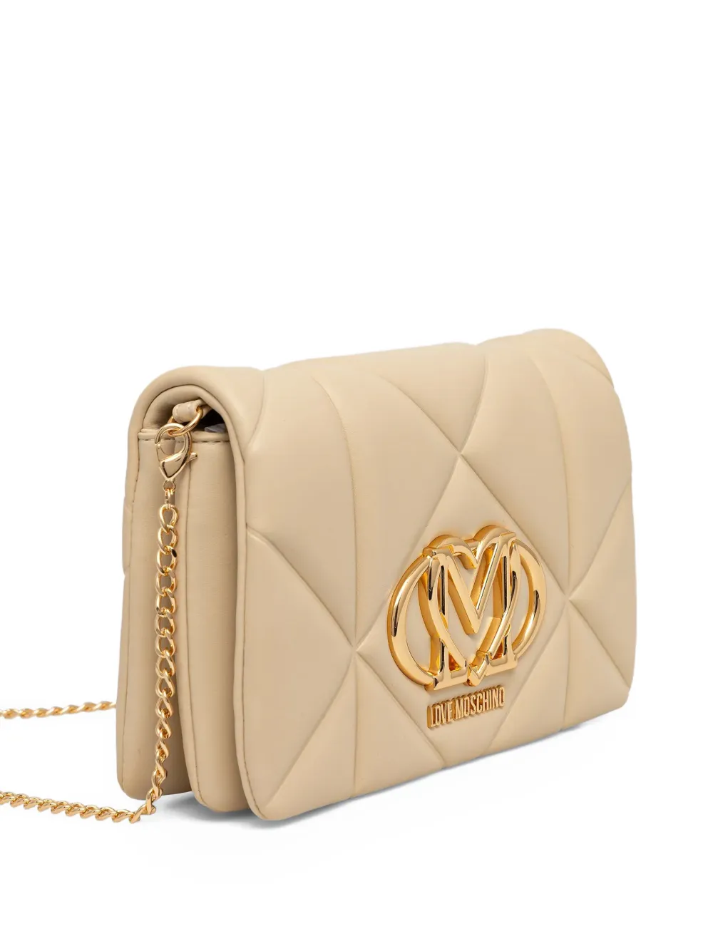 Quilted Logo-Detail Cross Body Bag