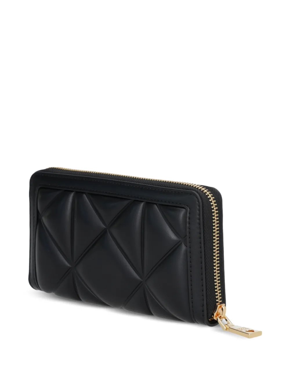 Quilted Logo-Detail Wallet