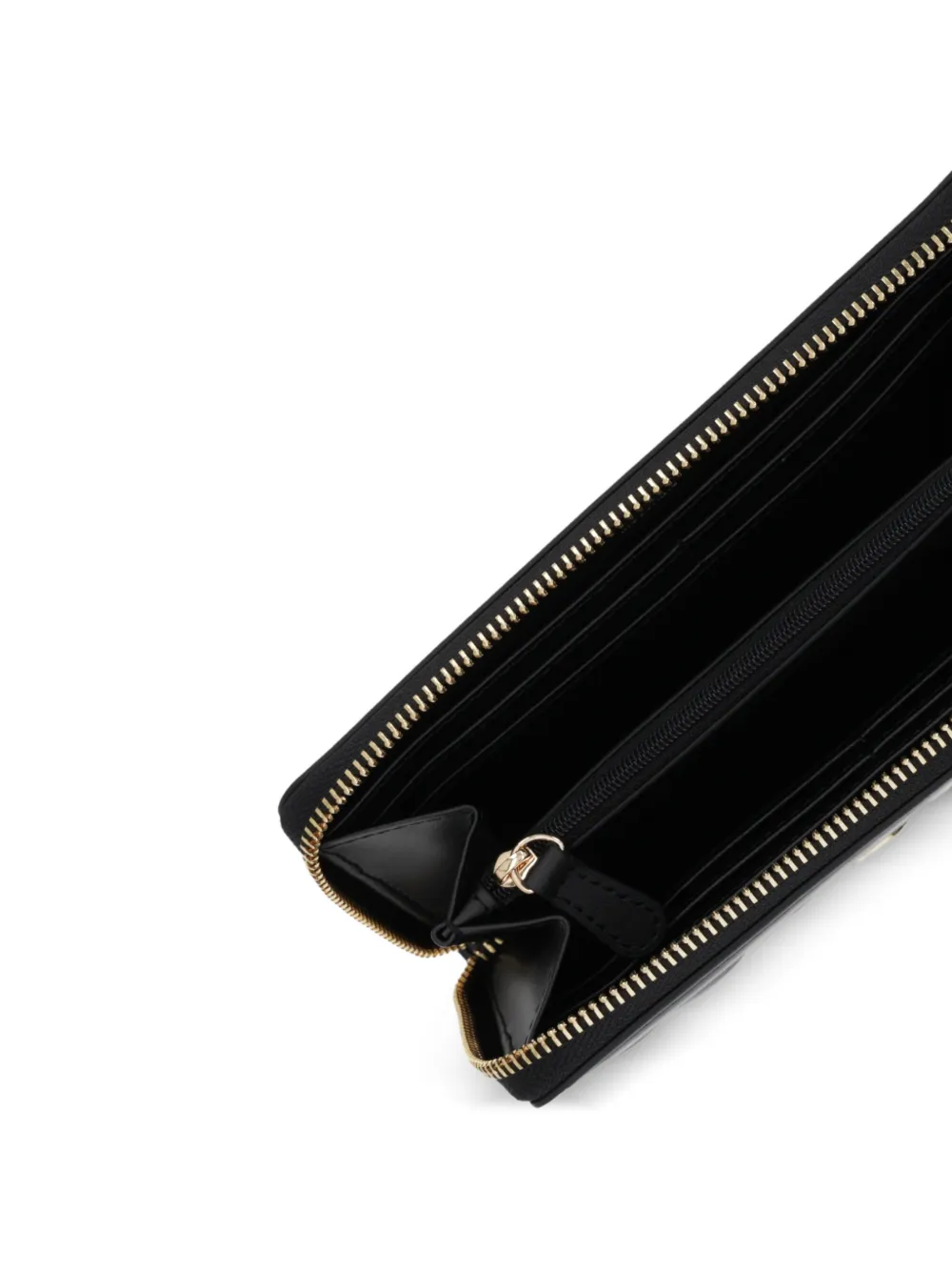 Quilted Logo-Detail Wallet