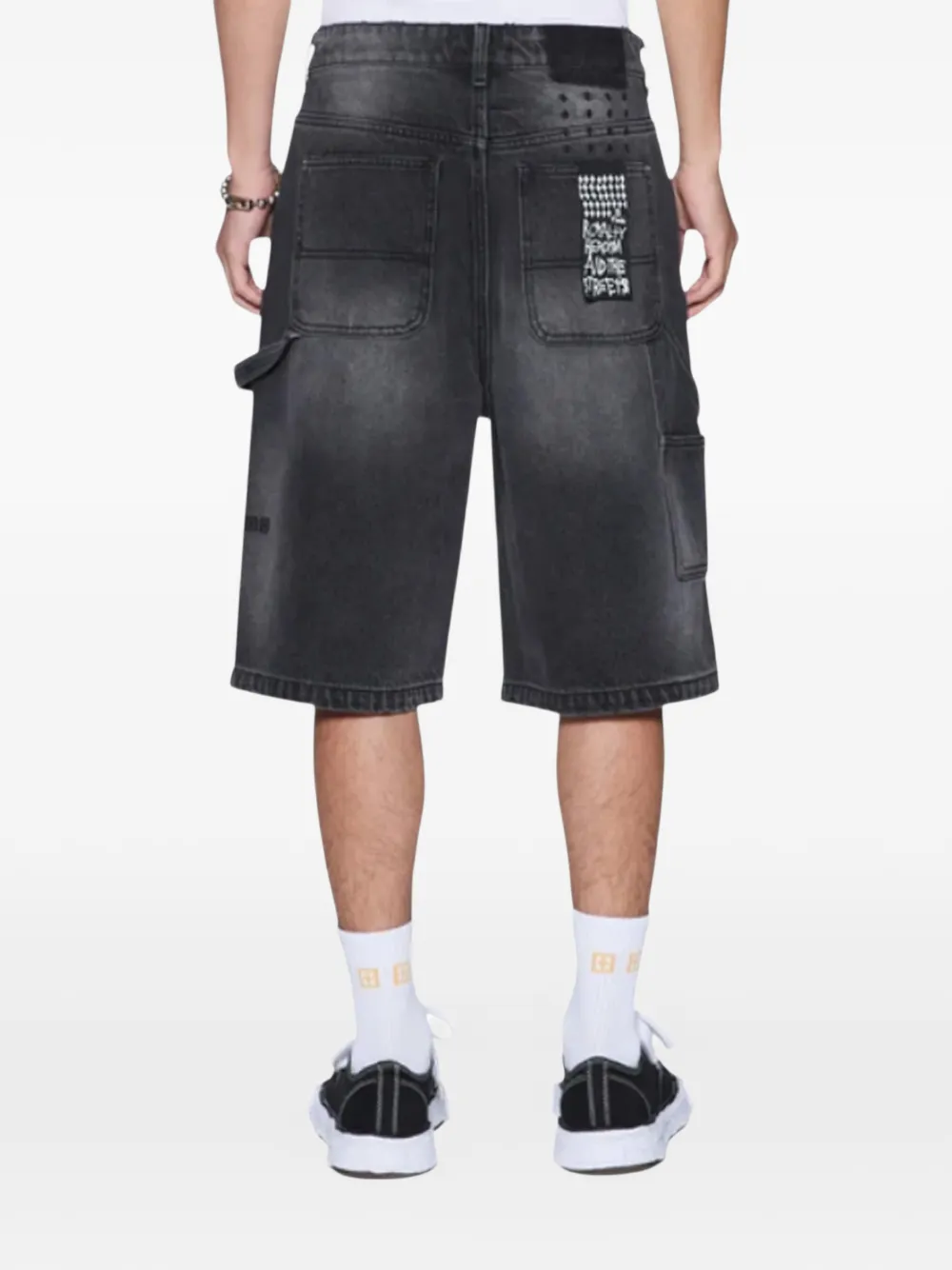  Ksubi Maxx Operator Denim Shorts - Black 
