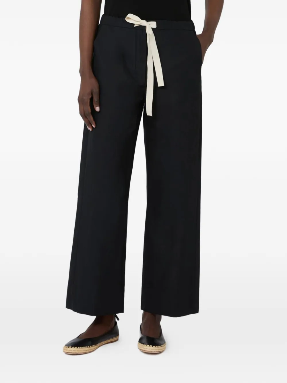 Smmargento Cotton Drawstring Trousers