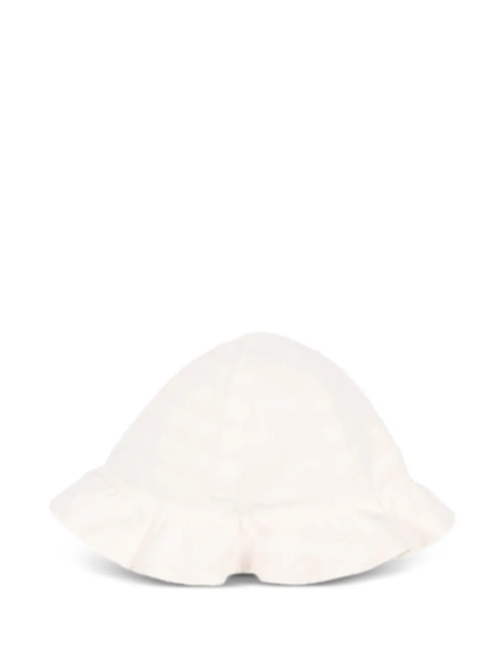  Moncler Enfant Ruffled Hat - White 