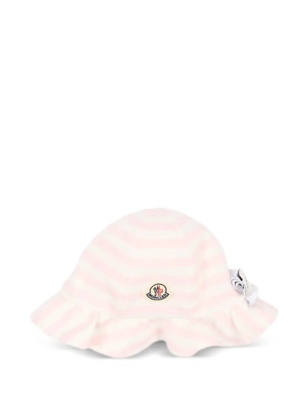  Moncler Enfant Ruffled Hat - White 