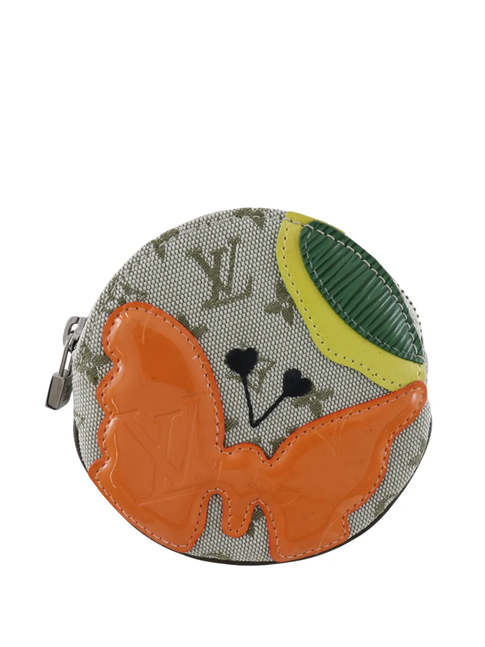 Louis Vuitton Pre-Owned 2002 Monogram Mini Lin Conte de Fee Round Purse coin pouch - Marrone