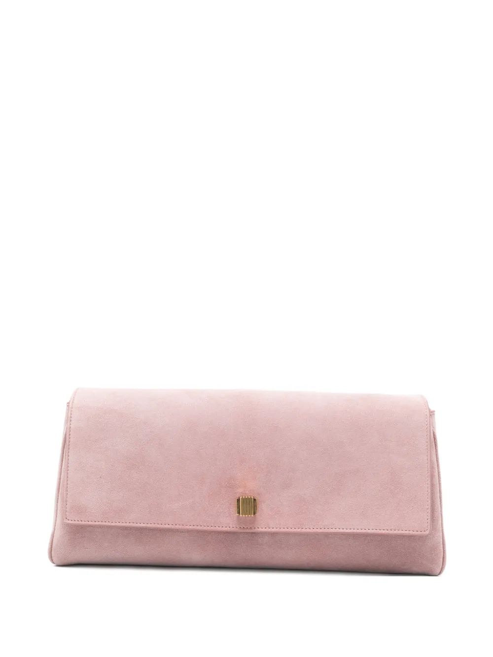 KHAITE Audrey lock clutch bag - Rosa