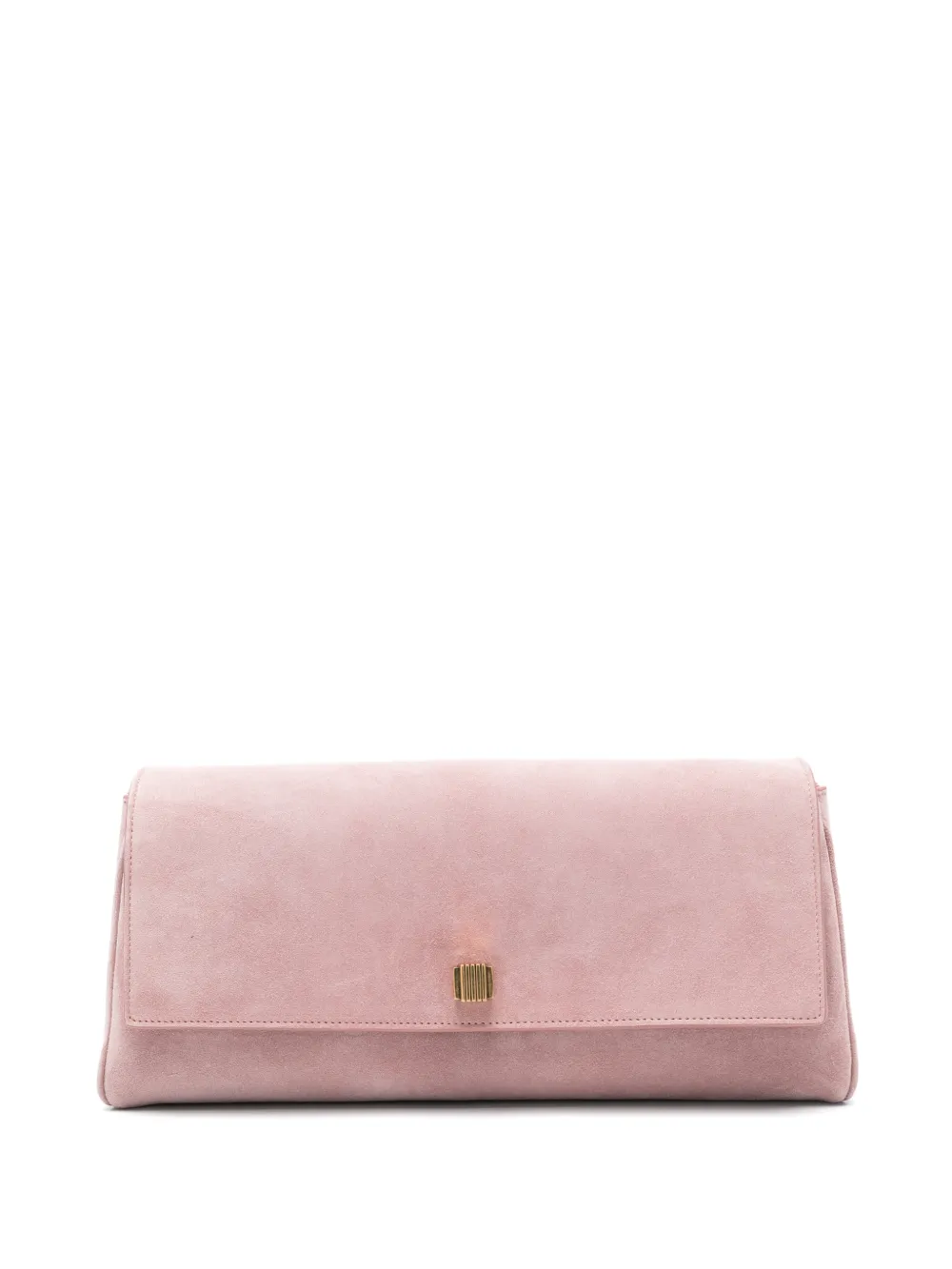 KHAITE Audrey lock clutch bag - Rosa