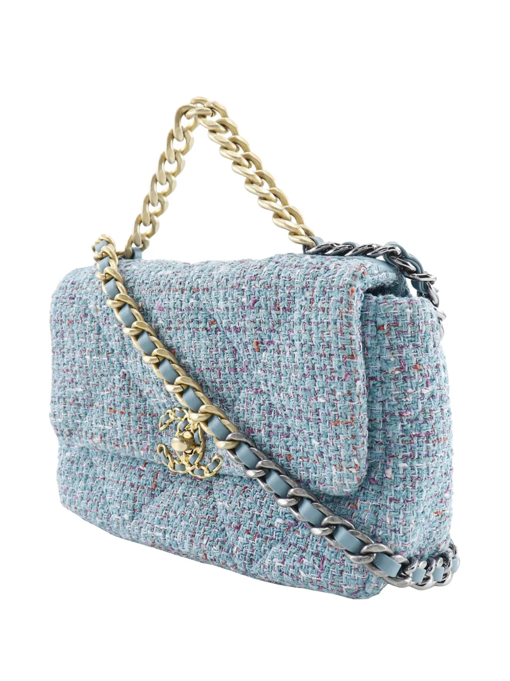 2021 Medium Tweed 19 Flap Satchel