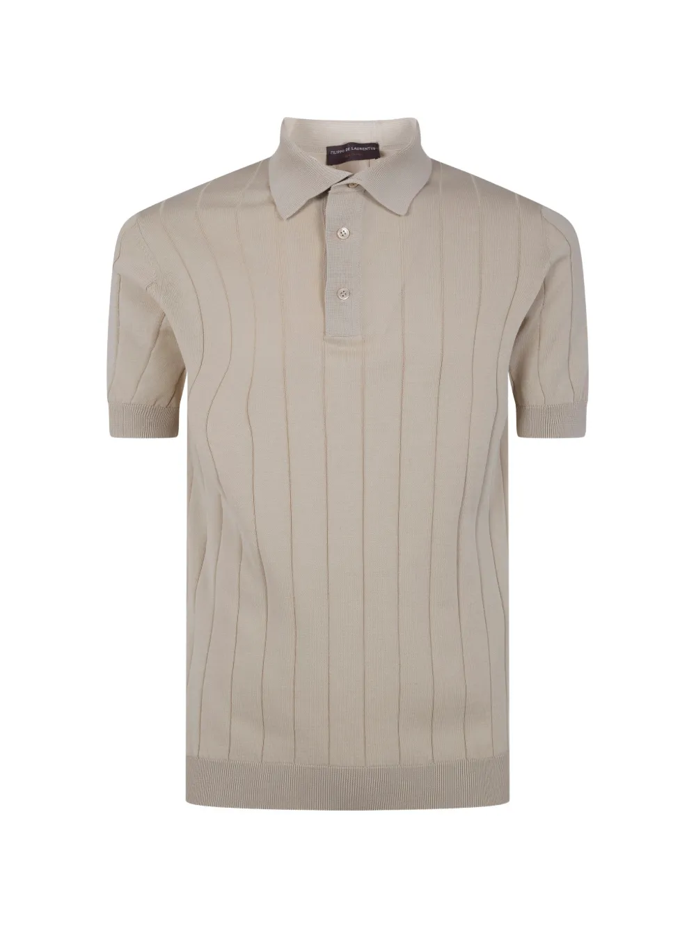 Filippo De Laurentiis ribbed polo shirt - Toni neutri