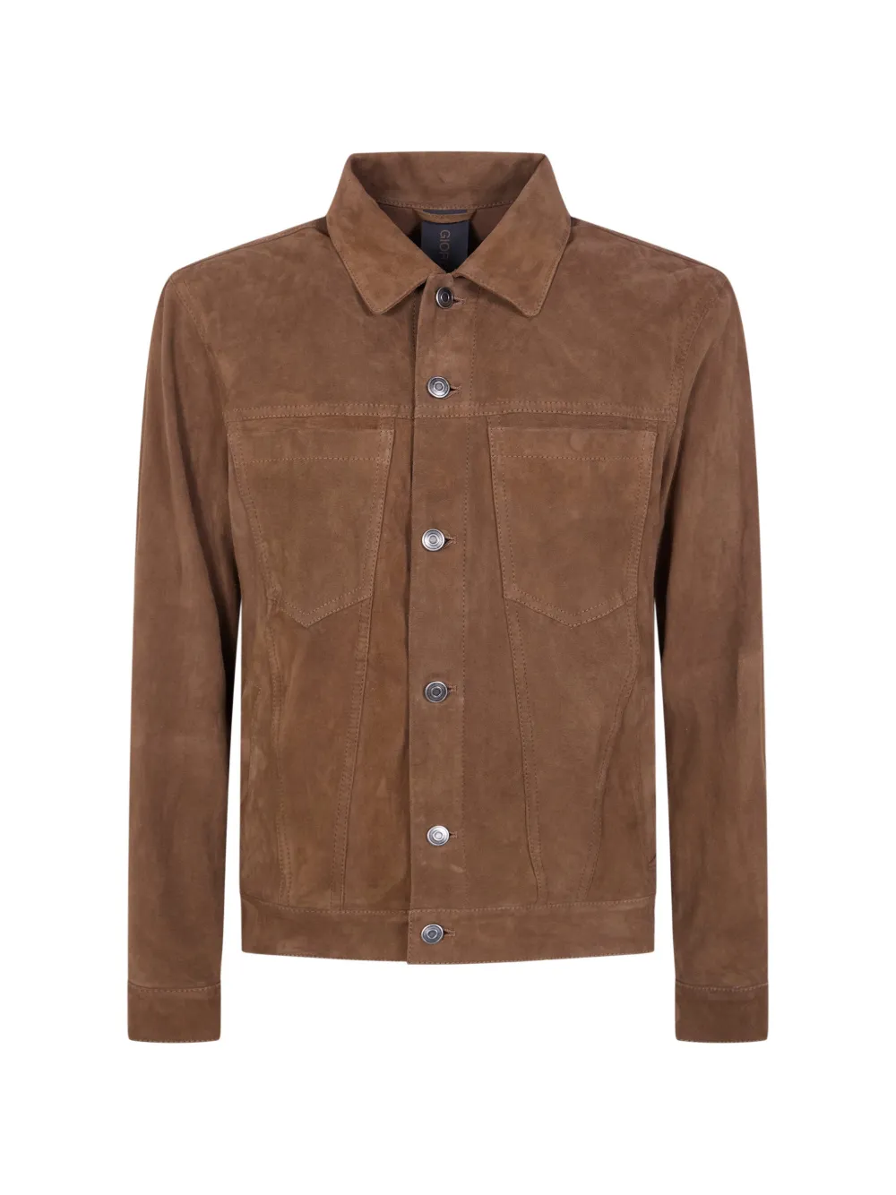 Giorgio Brato button suede jacket - Marrone
