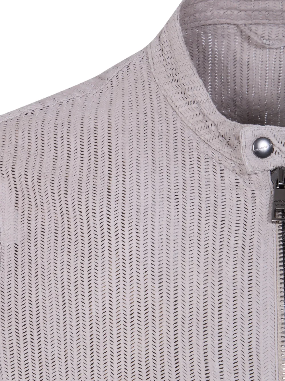 Perforated Zip Jacket