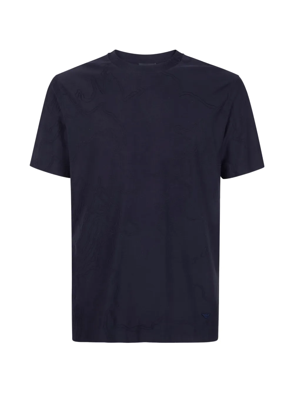Emporio Armani patterned T-shirt - Blu