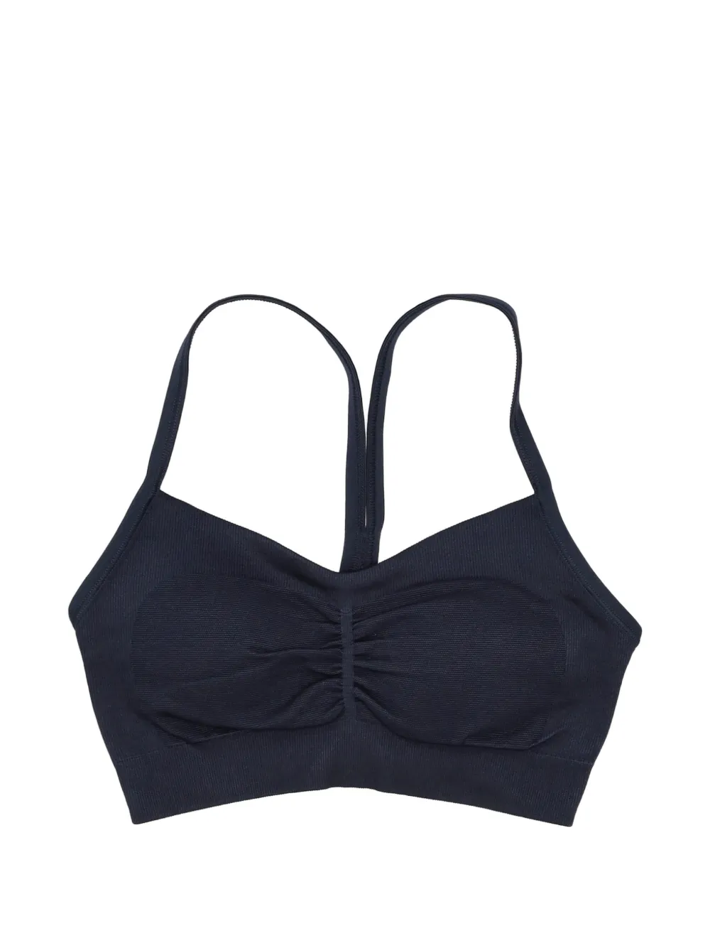 adidas ruched sport bra - Blu