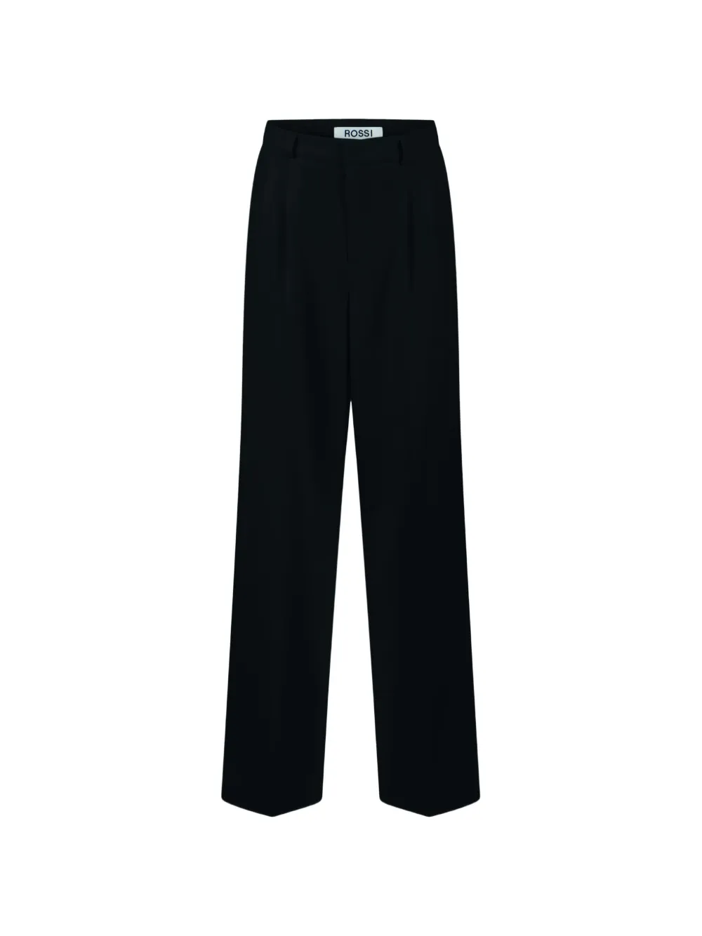 ROSSI pleated straight trousers - Schwarz