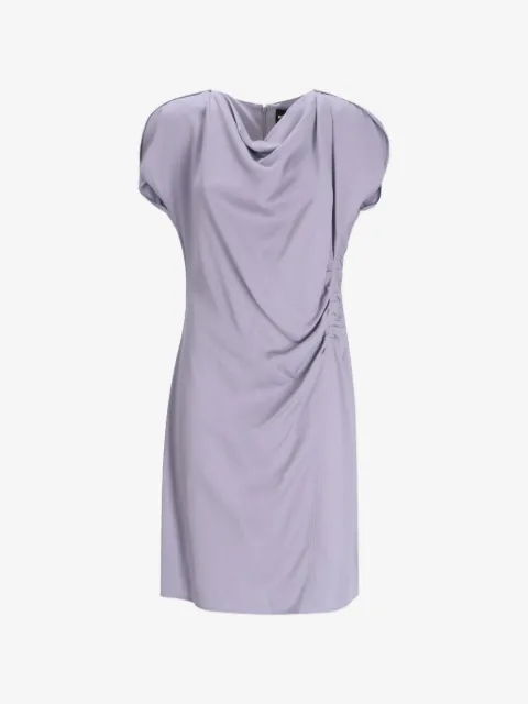 BOSS Devania cowl ruched dress