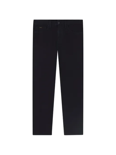 BOSS tonal stitching slim-fit jeans