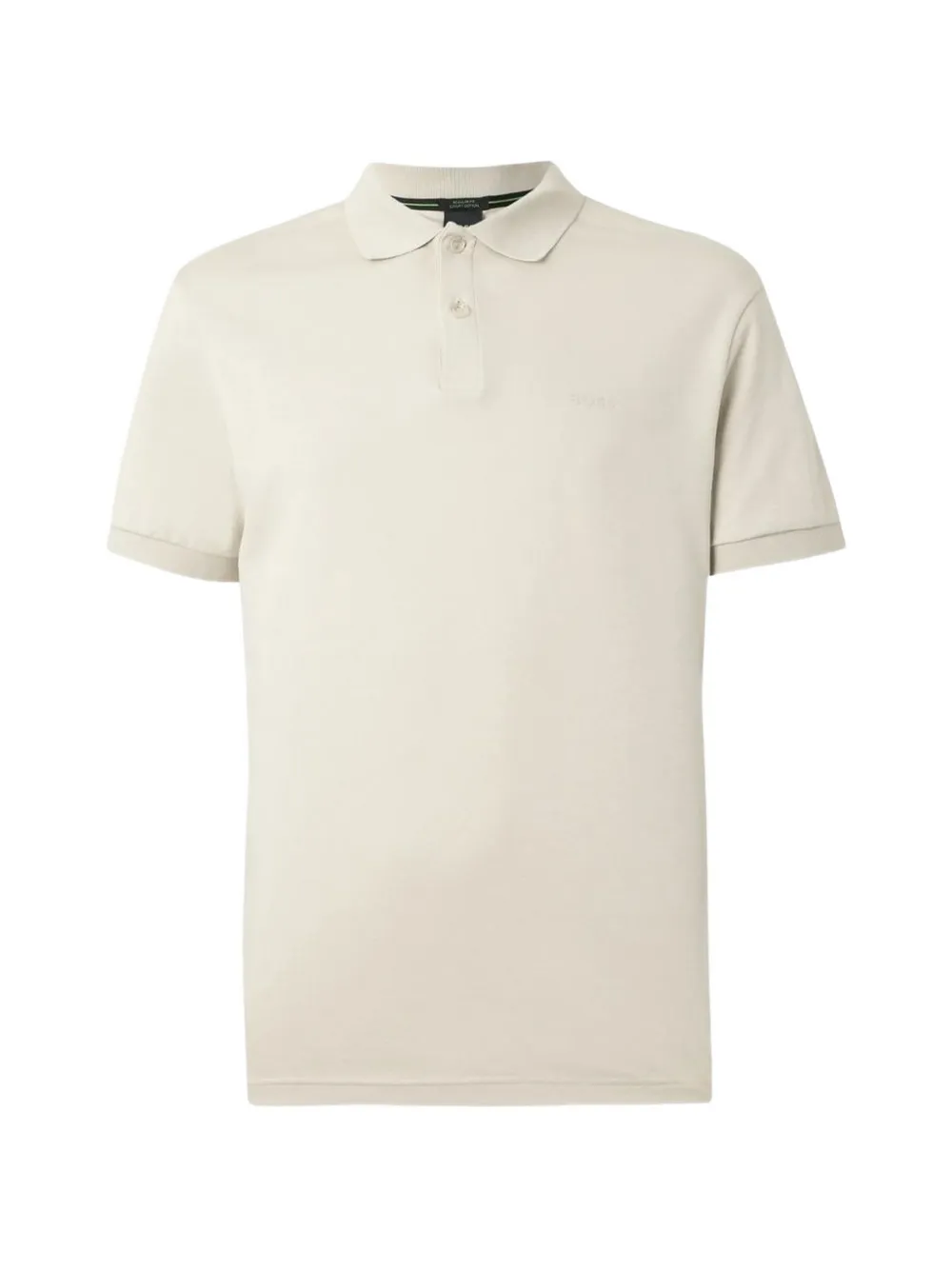 BOSS button polo shirt – Neutrals