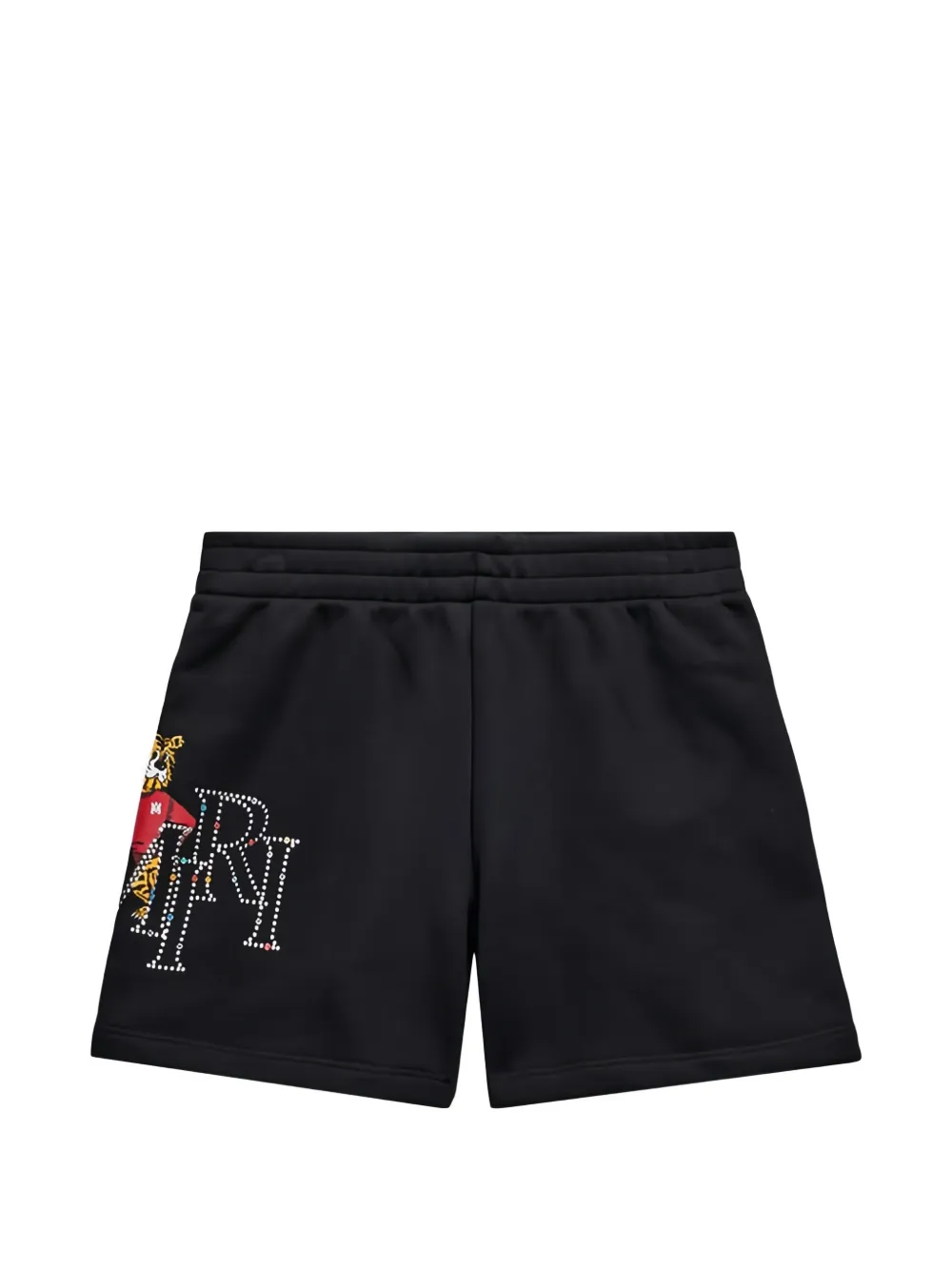 AMIRI KIDS embellished logo shorts - Schwarz