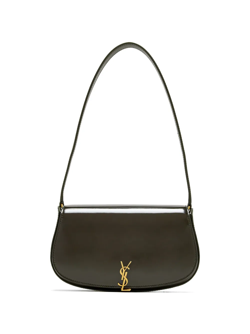 Saint Laurent Voltaire logo-plaque mini bag - Black