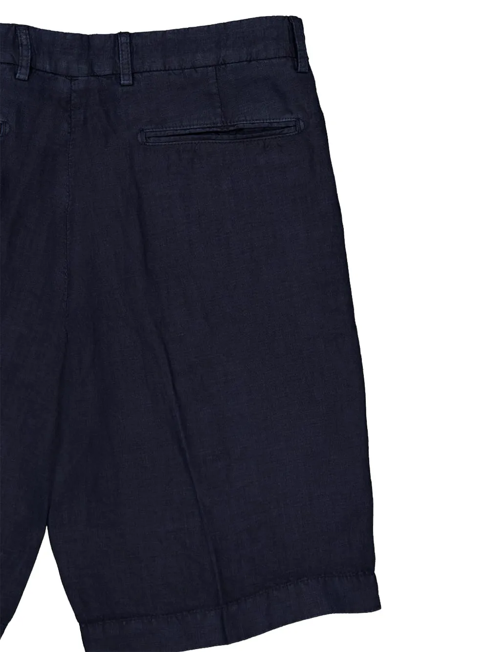 Boglioli Shorts met riemlussen Blauw