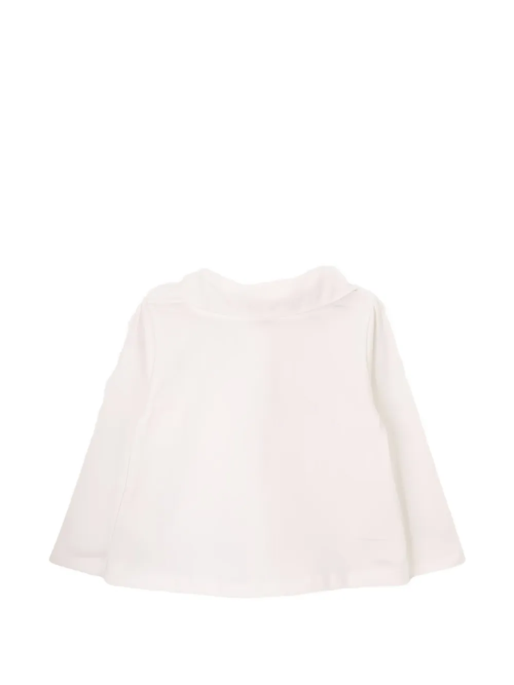 Knot Jolie poloshirt met kraag Wit