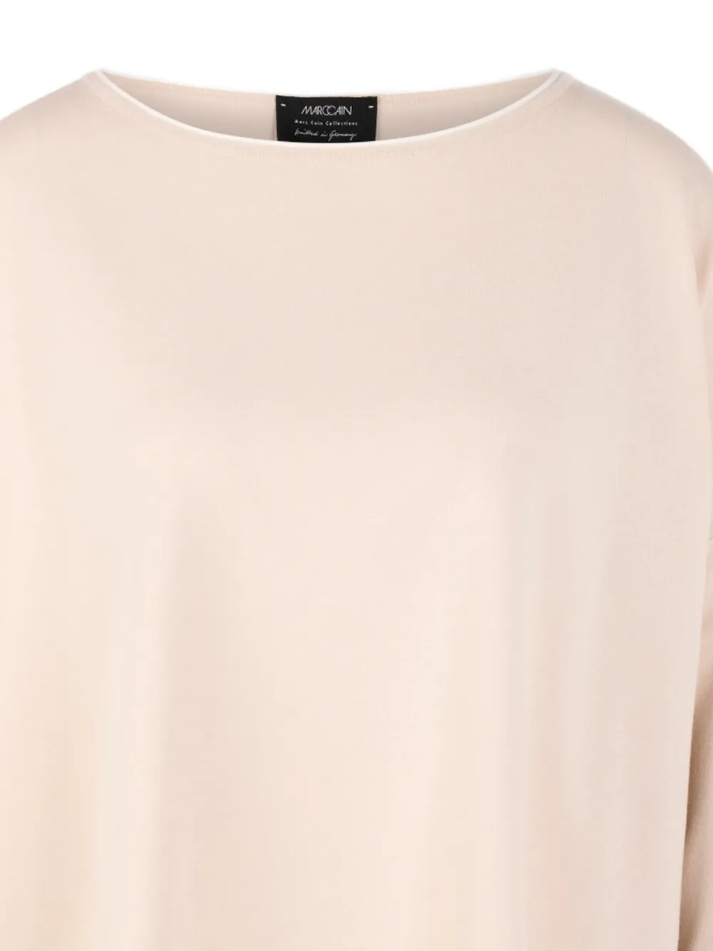  Marccain Rethink Together Contrast-trim Sweater - Neutrals 