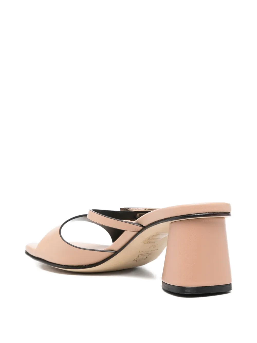  Donnarì Buckle-strap Leather Sandals - Neutrals 