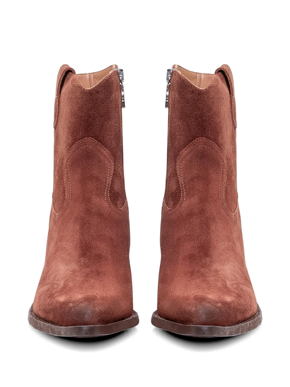  Ducanero Zip-fastening Boots - Brown 