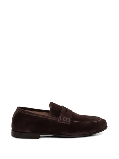 ducanero suede penny loafers