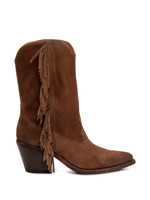 ducanero fringe leather boots