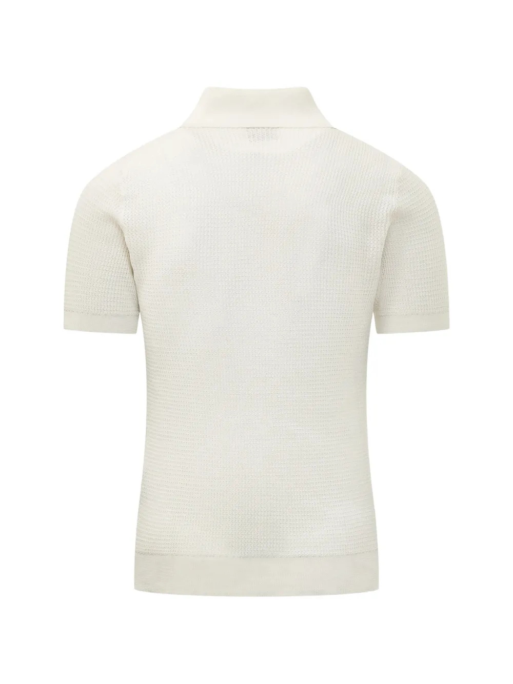  Rakki Waffle-knit V-neck T-shirt - Neutrals 
