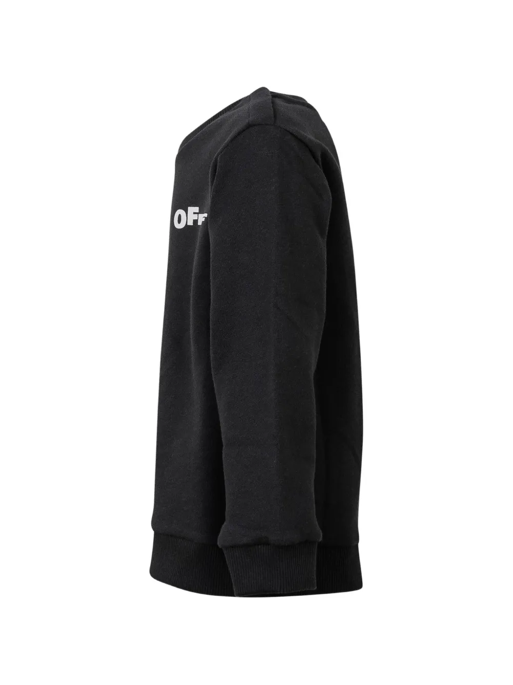 Off-White Kids T-shirt met ronde hals Zwart