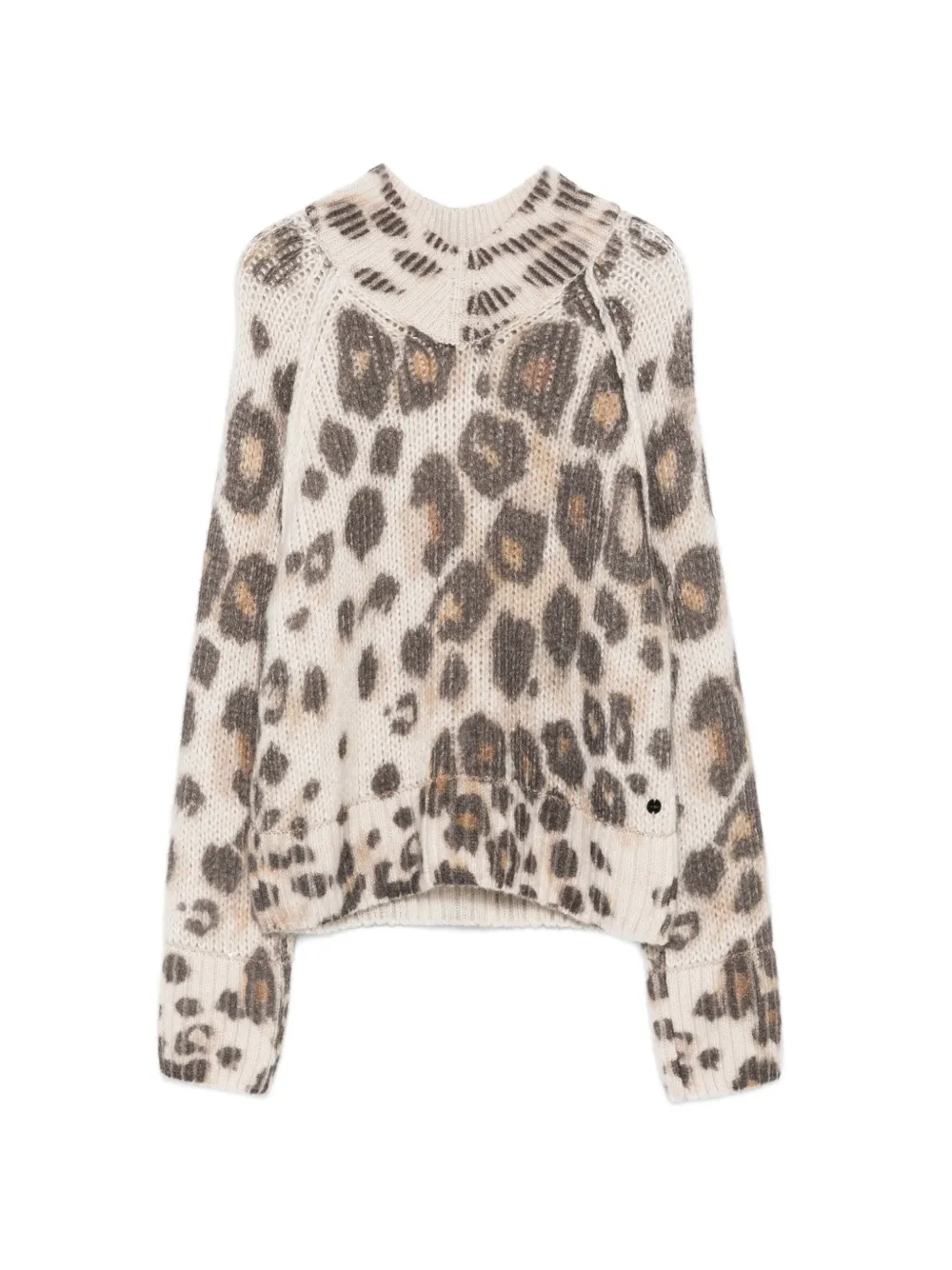 MARCCAIN Maglione leopardato - Toni neutri