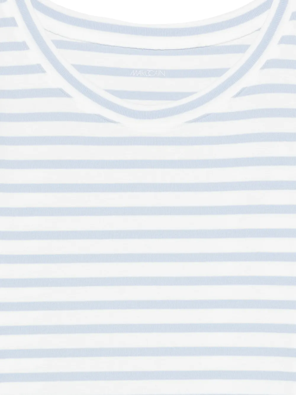  Marccain Striped T-shirt - White 