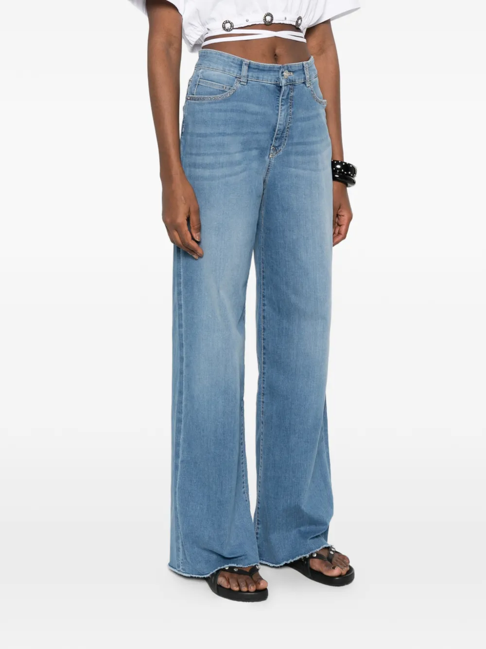 MARCCAIN Warri jeans met vijf zakken Blauw