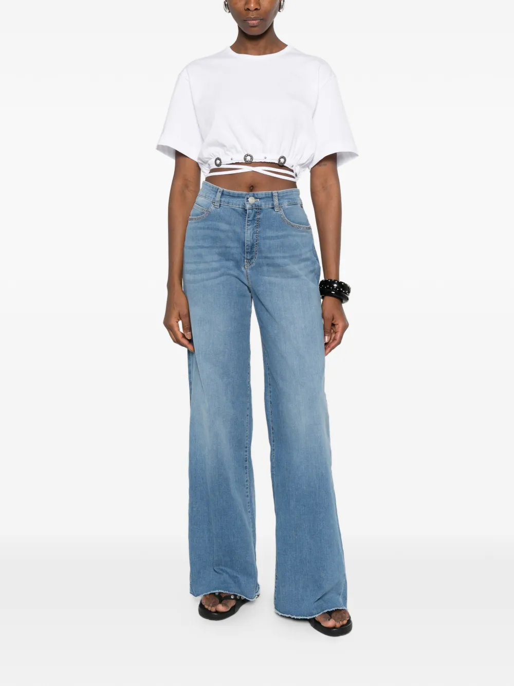 MARCCAIN Warri jeans met vijf zakken Blauw