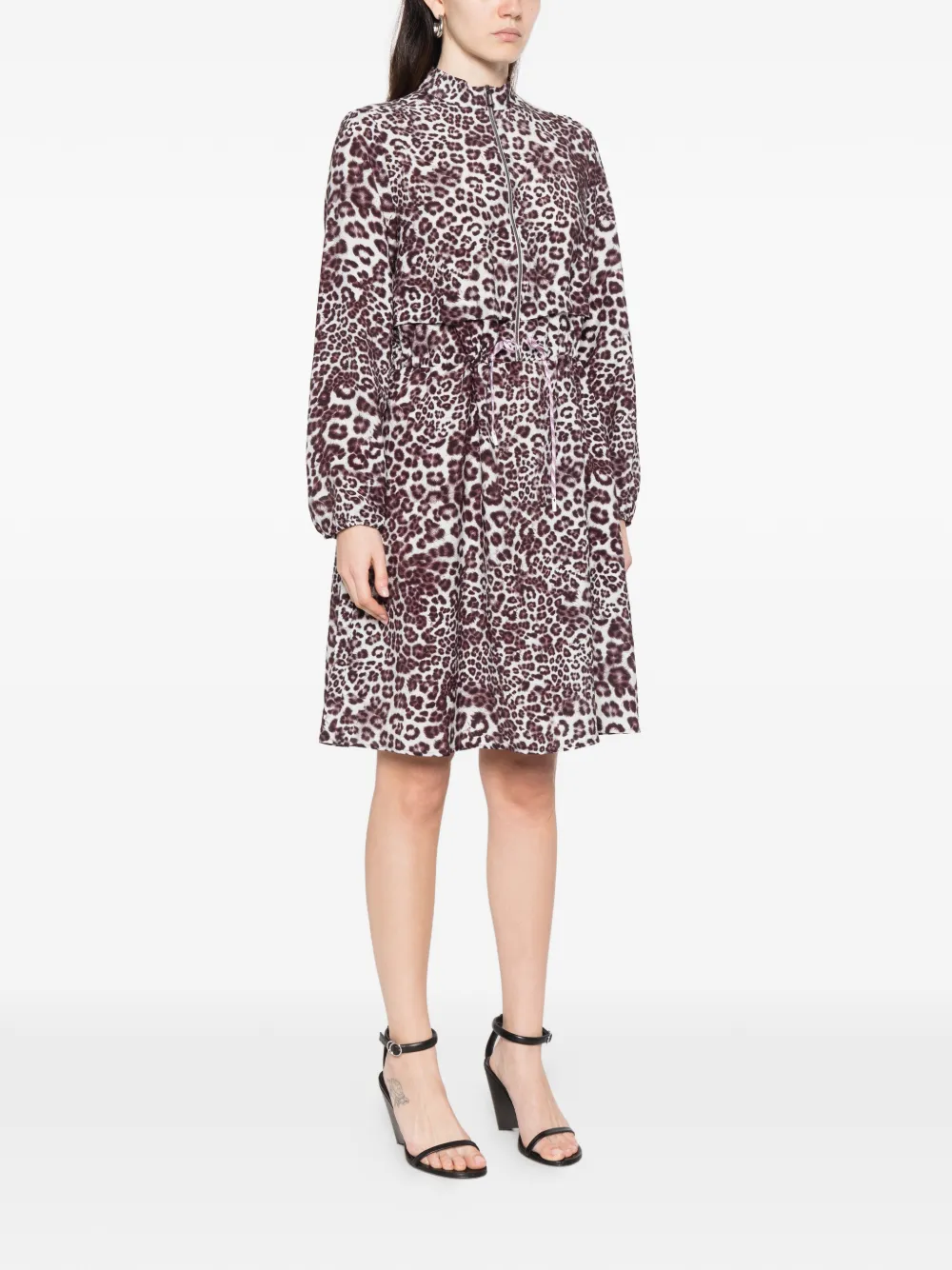 MARCCAIN Mini-jurk met dierenprint en rits Wit