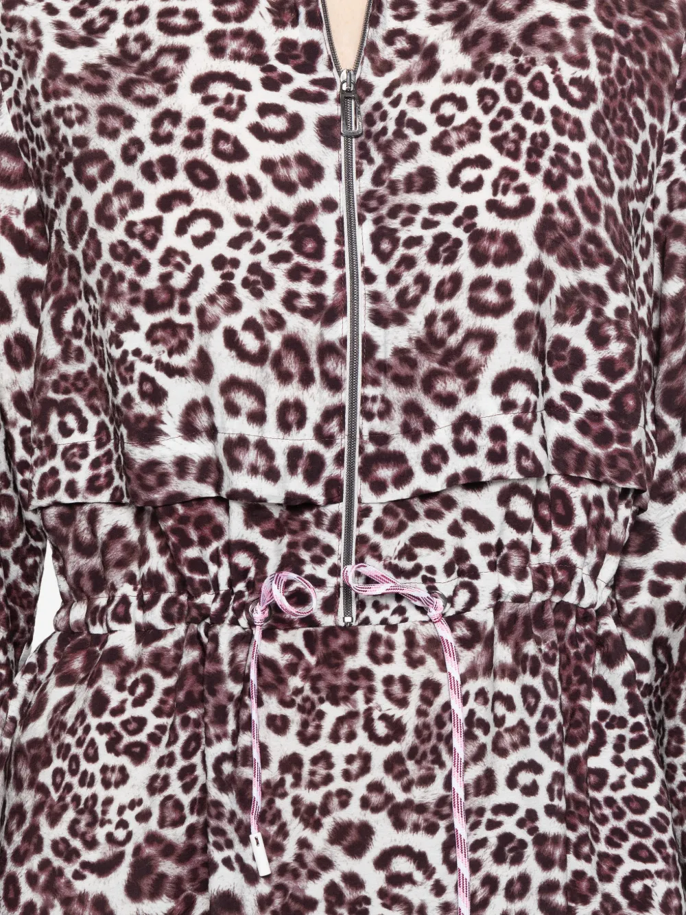 MARCCAIN Mini-jurk met dierenprint en rits Wit
