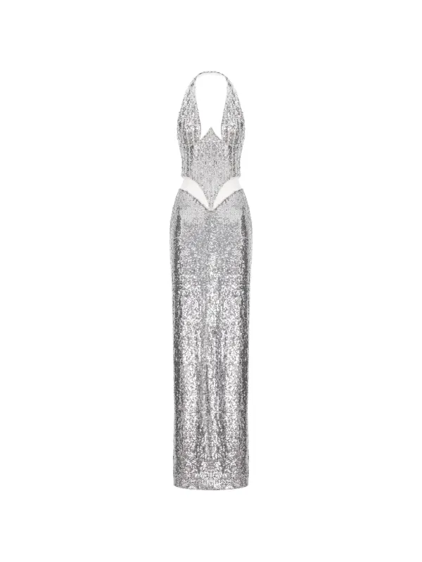 metallic embroidered maxi dress Imelda Metallic Embroidered Maxi Dress by Ramy Brook